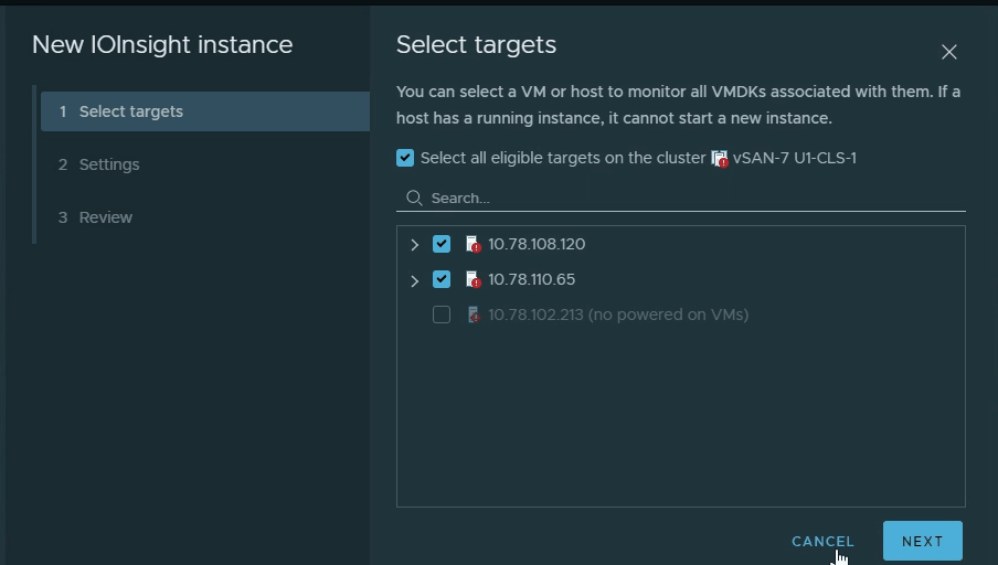 IOInsight vSAN 7.0 U1 – Feature walkthrough
